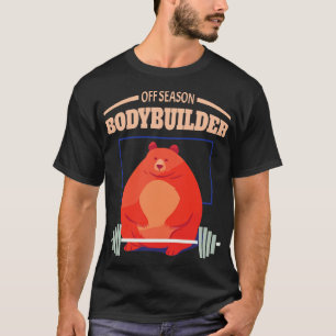 Bodybuilder in der Nebensaison Lustige Tiere Überg T-Shirt