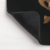 Bodybuilder in Pose - Stärke und Pion für Bodybu Mousepad (Ecke)