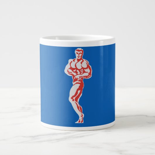 Bodybuilder Jumbo-Tasse (Vorderseite)