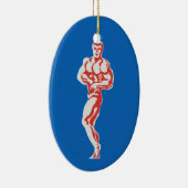 Bodybuilder Keramik Ornament (Rechts)