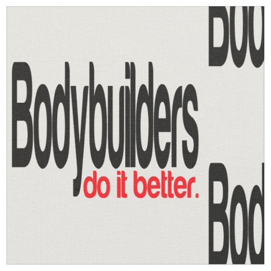 Bodybuilder machen es besser stoff (Nahaufnahme)