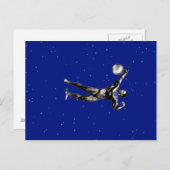 Bodybuilder mag Disco Postkarte (Vorne/Hinten)