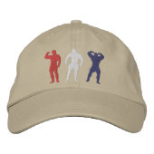 Bodybuilder Mens bestickte Cap Bestickte Baseballkappe (Vorderseite)