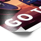 Bodybuilder-Motivationspopster Fotodruck (Ecke)