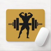 Bodybuilder Mousepad (Mit Mouse)