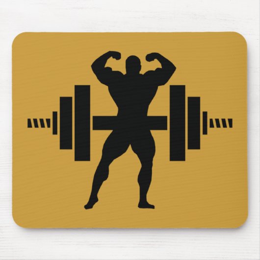 Bodybuilder Mousepad (Vorne)