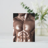 BODYBUILDER MUSCLE MAN POSTCARD POSTKARTE (Stehend Vorderseite)