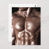 BODYBUILDER MUSCLE MAN POSTCARD POSTKARTE (Vorne/Hinten)