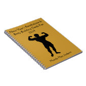 Bodybuilder Notebook Journal - Anpassbar Notizblock (Rechte Seite)