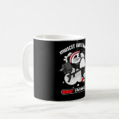 Bodybuilder Panda Muscle Bodybuilder Kaffeetasse (Vorderseite Links)