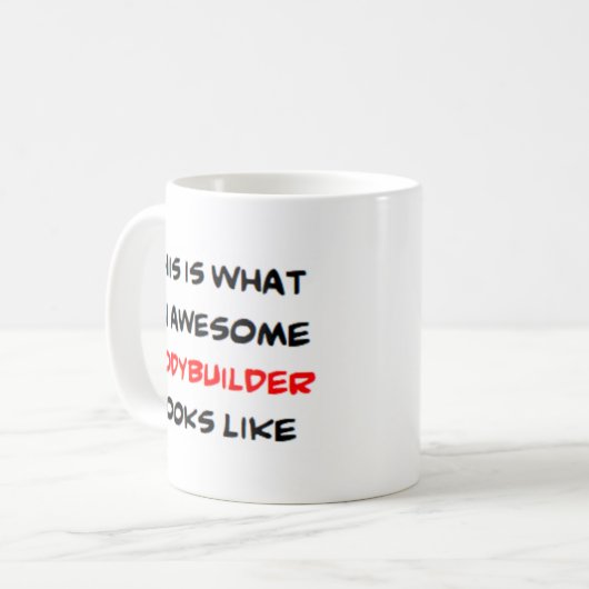 Bodybuilder, phantastisch kaffeetasse (Vorderseite Links)