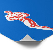 Bodybuilder Poster (Ecke)