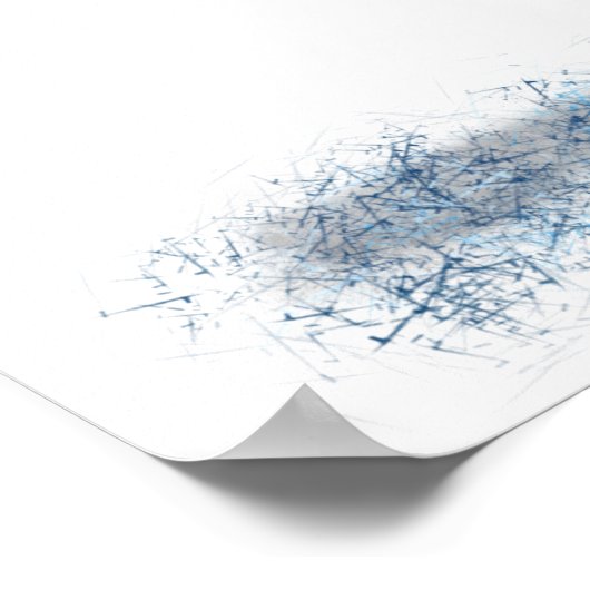 Bodybuilder Santa Claus mit Weihnachtsgeschenken - Poster (Ecke)