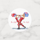 Bodybuilder Santa Funny Christmas Confetti Konfetti (Klein Vorderseite)