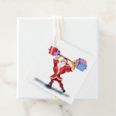 Bodybuilder Santa Funny Weihnachtsgeschenke Tags Geschenkanhänger (Beispiel)