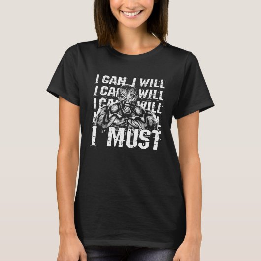 Bodybuilder schwere Trainingsmotivation... T-Shirt (Vorderseite)