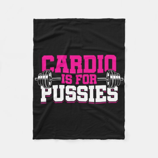 Bodybuilder Weightlifter Fleecedecke (Vorderseite)