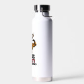 Bodybuilder Weiglifter Gym Muscle Santa Security Trinkflasche (Links)