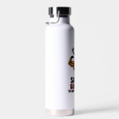 Bodybuilder Weiglifter Gym Muscle Santa Security Trinkflasche (Rechts)