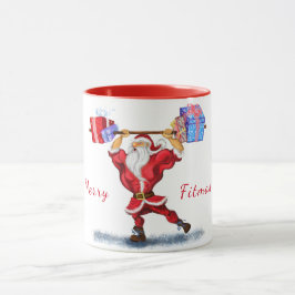 Bodybuilder Weihnachts-Weihnachtsgeschenk für Tass Tasse