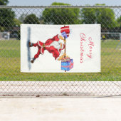 Bodybuilder Weihnachtsbanner Banner (Insitu)