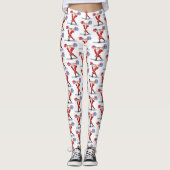 Bodybuilder Weihnachtsgeschenk Funny Leggings (Vorderseite)