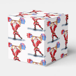 Bodybuilder Weihnachtsmann Lustige Weihnachtsgesch Geschenkschachtel