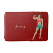 Bodybuilding Badematte (Vorderseite)