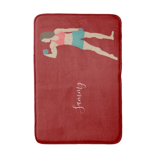 Bodybuilding Badematte (Vorderseite Vertikal)