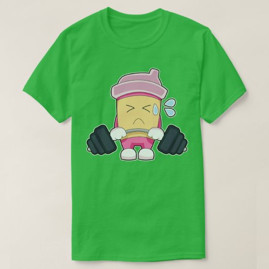 Bodybuilding Barbell T-Shirt (Design vorne)