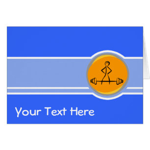 Bodybuilding; Blau u. Orange