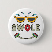 Bodybuilding Button (Vorderseite)