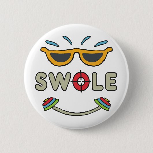 Bodybuilding Button (Vorderseite)