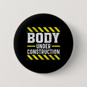 Bodybuilding Button (Vorderseite)