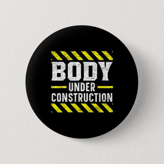 Bodybuilding Button (Vorderseite)