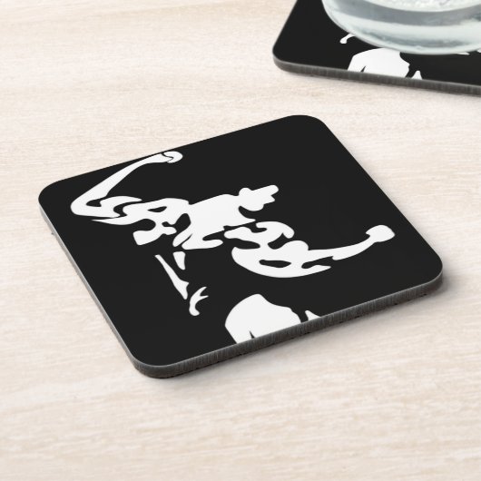 Bodybuilding Cork Untersetzer (Linke Seite)