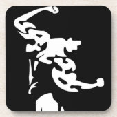 Bodybuilding Cork Untersetzer (Vorderseite)