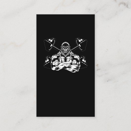 Bodybuilding der Gorilla-Bestie Visitenkarte (Vorderseite)