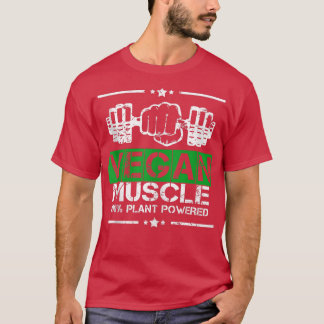 Bodybuilding der Veganen Muskeln T-Shirt