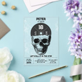 Bodybuilding des Schädeltrainings Geburtstag Acryleinladungen (In Situ (Hochzeit))