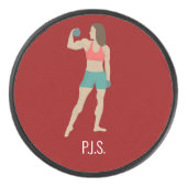 Bodybuilding Eishockey Puck (Vorderseite)