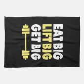 Bodybuilding - Essen Sie groß, Lift groß, werden S Küchentuch (Horizontal)