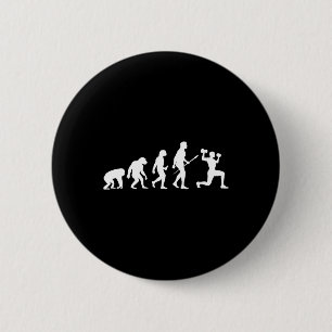 Bodybuilding Evolution Funny Bodybuilding Workout Button