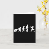 Bodybuilding Evolution Funny Bodybuilding Workout Karte (Gelbe Blume)