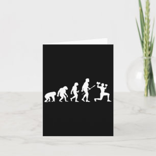 Bodybuilding Evolution Funny Bodybuilding Workout Karte