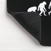 Bodybuilding Evolution Funny Bodybuilding Workout Mousepad (Ecke)