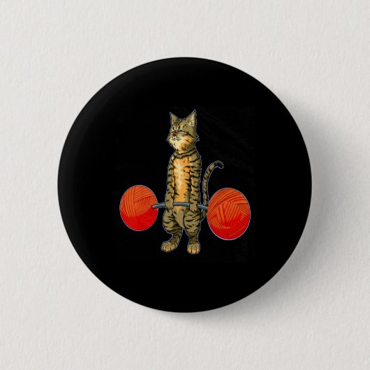 Bodybuilding-Fitness Button (Vorderseite)