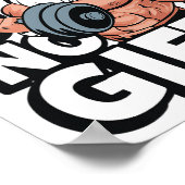 Bodybuilding Fitness Gym Christmas Gifts For Bodyb Poster (Ecke)