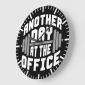 Bodybuilding Fitness Gym Große Wanduhr (Winkel)