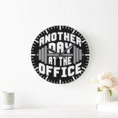 Bodybuilding Fitness Gym Große Wanduhr (Zuhause)